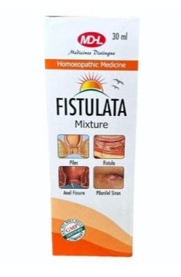 M.D. Homoeo Lab Fistulata Mixture 30 ml – Effective Homeopathic Remedy for Burning & Itching of Piles Warts