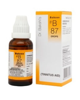 Bakson B87 Tinnitus Aid Drops – Homeopathic Support for Ringing & Buzzing in the Ears