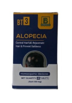 Burnett BT3 Tablets – A Homeopathic Powerhouse for Hair Fall, Baldness & Alopecia
