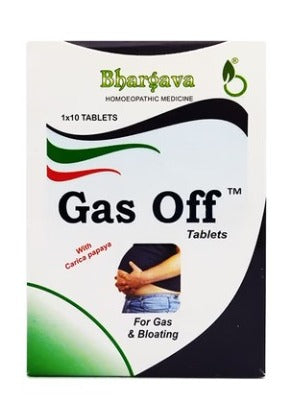 Dr. Bhargava Gas Off Tablet – The Best Herbal Remedy for Indigestion & Acidity