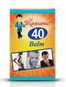 Bioforce Blooume 40 Balm– Natural Homeopathic Pain Relief Balm for Headache, Backache & Muscle Injuries