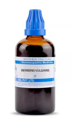 SBL Berberis Vulgaris Mother Tincture Q - 100ml for Kidney Stone Relief, Urinary Health & Pain Support