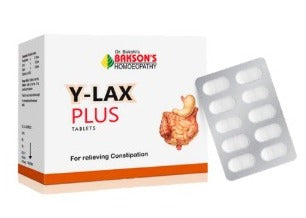 Bakson Y-Lax Plus Tablet – Natural Homeopathic Relief for Constipation