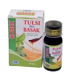 Kent Korex Tulsi Basak 30ML – Powerful Herbal Cough Tonic for All Ages