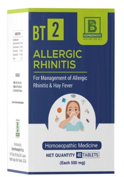 Burnett BT2 Allergic Rhinitis – Best Homeopathic Remedy for Allergy & Hay Fever