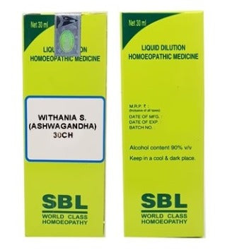 SBL Ashwagandha 30CH - 30ml