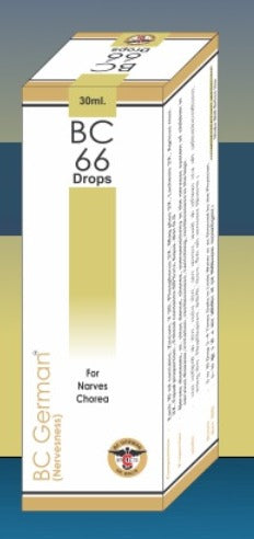 BC German BC 66 Drops – Powerful Homeopathic Remedy for Nerve Disorders & Restlessness