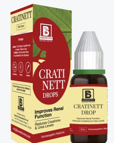 Burnett Cratinett Drops – Homeopathic Kidney Health Support