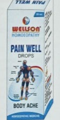 Wellson PAIN WELL DROPS – Natural Relief for Joint & Muscle Pain