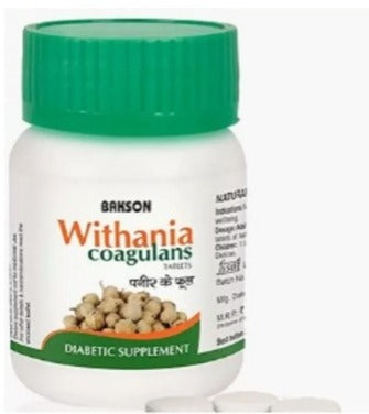 Bakson Withania Coagulans Tablet – Ayurvedic Support for Blood Sugar & Holistic Health