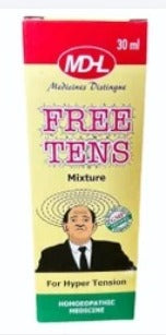 MDHL Free Tens Mixture – Homeopathic Relief for Hypertension, Anxiety & Depression