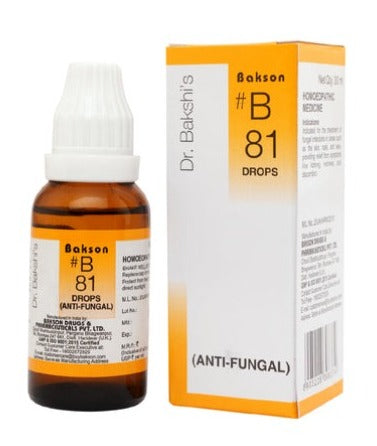 Bakson B81 Anti-Fungal Drops – Homeopathic Relief for Fungal Infections