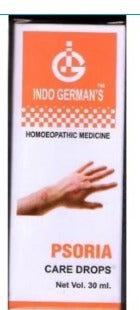 Indo German PSORIA CARE DROPS – Natural Relief for Psoriasis & Skin Inflammation