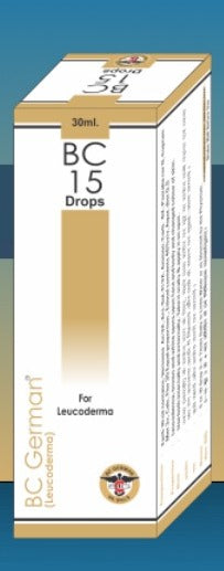 BC German BC 15 Drops – Homeopathic Remedy for Leucoderma & Skin Pigmentation
