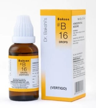 Bakson B16 Vertigo Drops