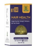 Burnett BT58 Hair Health Tablets – Homeopathic Support for Hair Strength and Growth