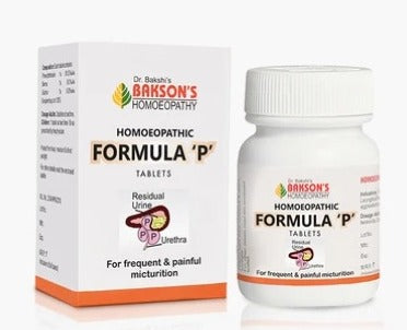 Bakson Formula P tablets 75 Tab – Natural Homoeopathic Support for Prostate Health