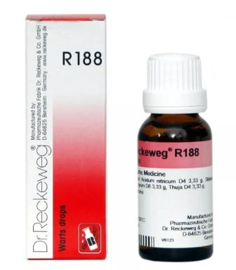 Dr. Reckeweg R 188 Warts Drops – Support for Warts, Corns & Cutaneous Growths