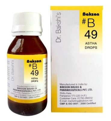 Bakson B49 Astha Drops – Natural Relief for Asthma & Respiratory Ailments