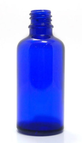 50 ml Blue Glass Bottle With 18mm Neck