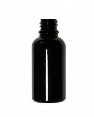 30 ml Black Matt Glass Bottle with 18mm Neck