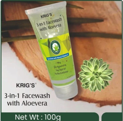 3 IN 1 KRIG’S FACEWASH (100 gm)