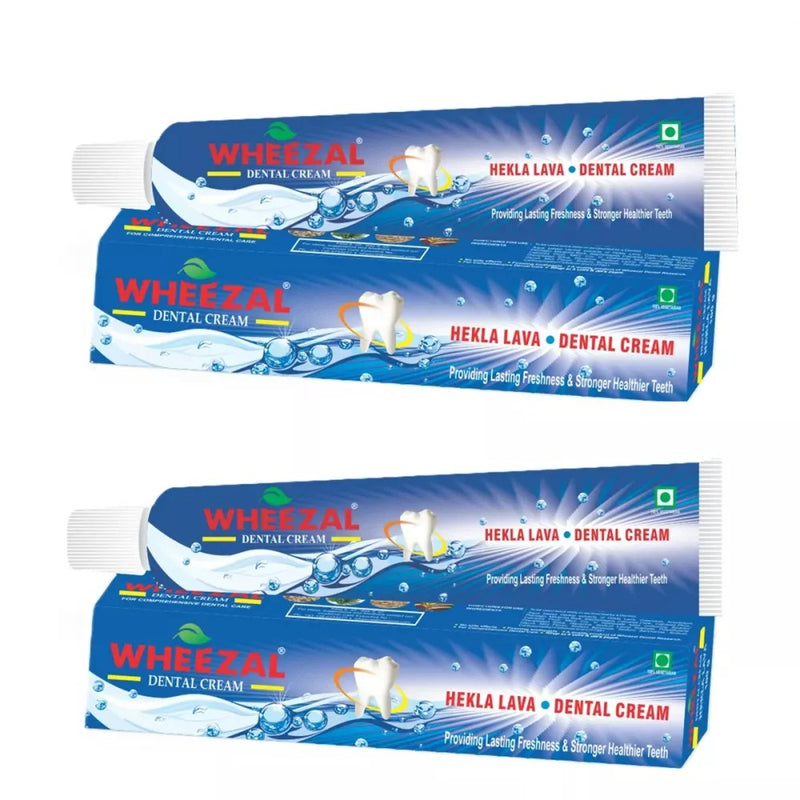 Wheezal Hekla Lava Dental Cream (Tooth Paste) (100g, Pack of 2)