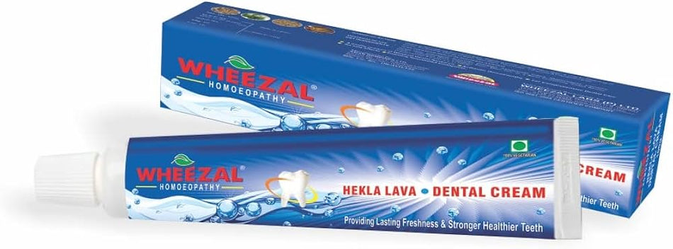 Wheezal Heklaa Lava Dental Cream (Toooth Paste) (100G) ||Herbal Oral Health Toothpaste For Bad Breath ||Pack Of 4