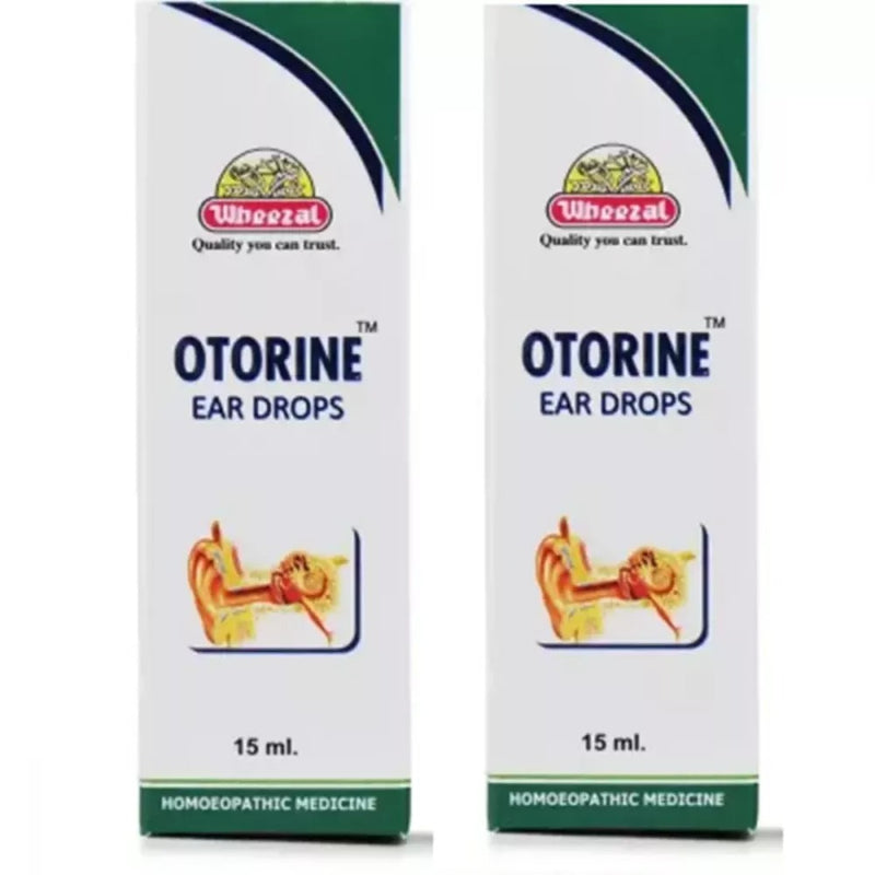 Wheezal Otorin Ear Drops (15ml, Pack of 2)