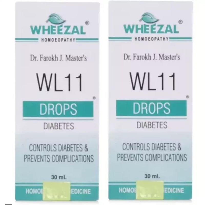 Wheezal WL-11 Diabetes Drops (30ml, Pack of 2)