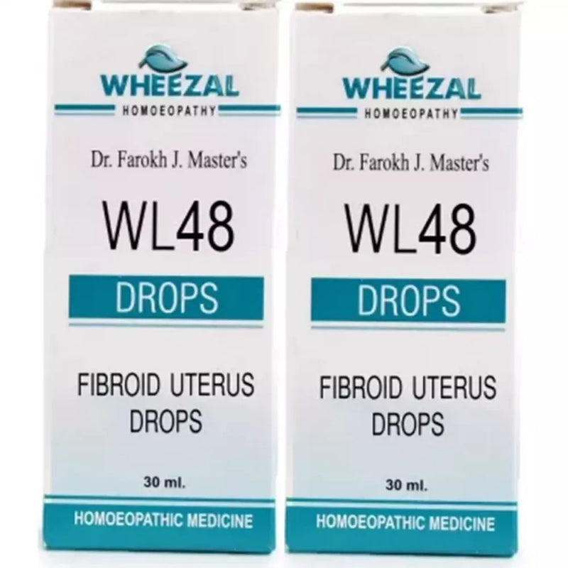 Wheezal WL-48 Fibroid Uterus Drops (30ml, Pack of 2)