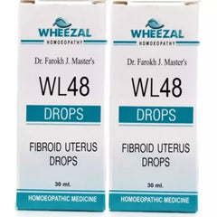 Wheezal WL-48 Fibroid Uterus Drops (30ml, Pack of 2)