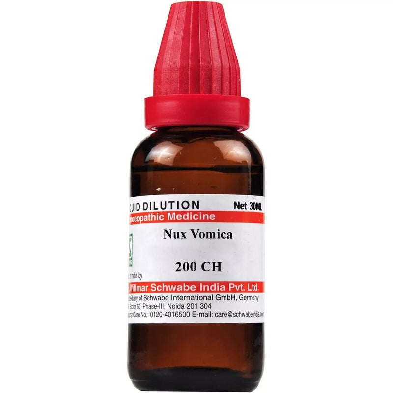 Willmar Schwabe India Nux Vomica 200 CH (30ml)