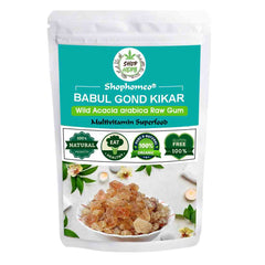 Babul Gond Gum - Kikar Gond - Babool Gond - Acacia arabica Willd (200 Grams)