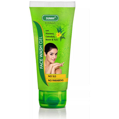 Bakson Sunny Face Wash with Aloe Vera, Calendula, Neem and Tulsi (110g)