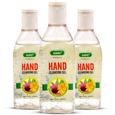 Bakson Sunny Sanitizer & Hand Cleansing Gel (100ml, Pack of 3)