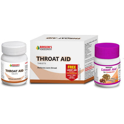 Bakson Throat Aid With Laxat Aid Free (1Pack)