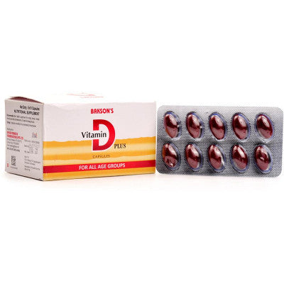 Bakson Vitamin D Plus Capsules (50caps)