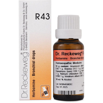 Dr. Reckeweg R43 Asthma Drop (22ml)