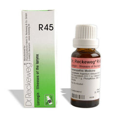 Dr. Reckeweg R45 Illnesses Of The Larynx Drop (22ml)