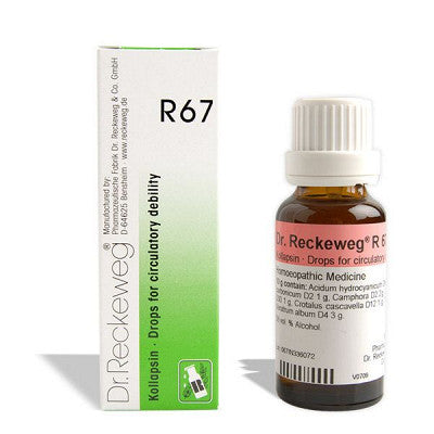 Dr. Reckeweg R67 Circulatory Debility Drop (22ml)