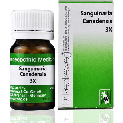 Dr. Reckeweg Sanguinaria Canadensis 3X (20g)
