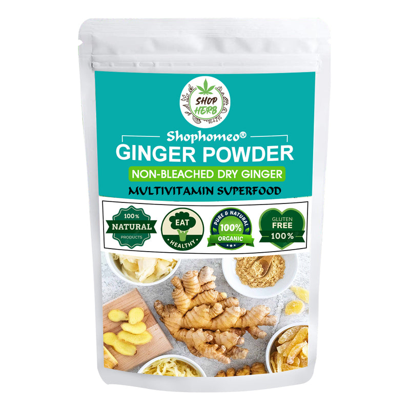 Wild Dry Ginger Powder (200g) | Ginger Powder Organic | Pharma Grade Herbs