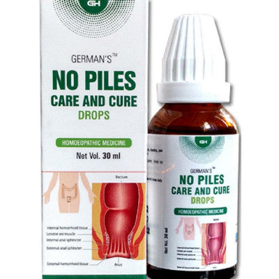 German Homeo Care & Cure No Piles Drops (30ml)