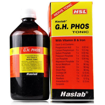 Haslab G H Phos Tonic with Vitamin B and Iron (450ml)