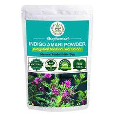 Pure indigo, leaves powder natural for black hair color - 200g