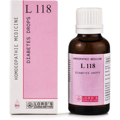 Lords L 118 Diabetes Drops (30ml)