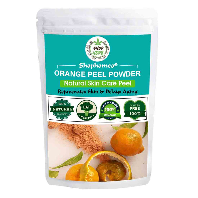 Orange Peel Powder For Skin and skincare (200 Grams) | 100% Natural, Preservative-free, No Chemcial