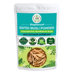 Safed Musli Powder 200g | Ayurvedic Support for Vitality & Performance | Herbal Supplement | Strength & Stamina Booster