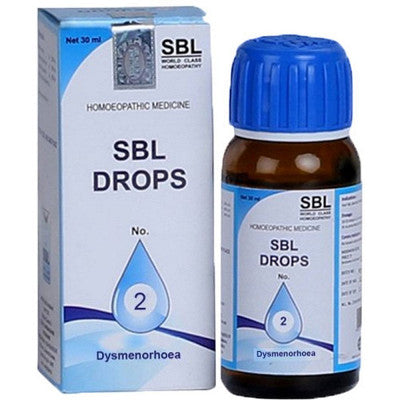 SBL Drops No 2 Dysmenorrhoea (30ml)